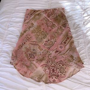 A.BYER Pink Midi Skirt